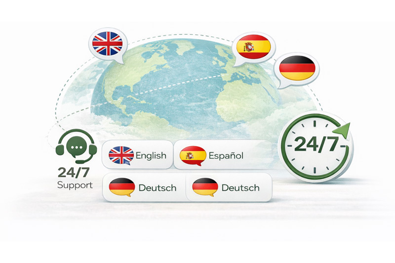 A Professional Multilingual Team